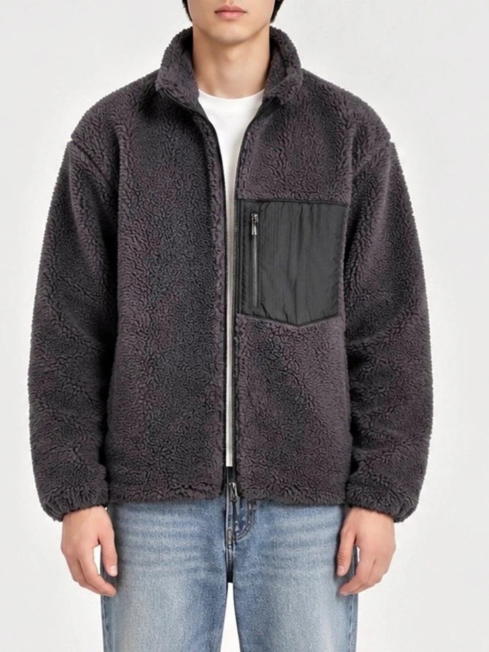 UNIQLO Pile Lined Fleece Jacket Fleece Jacket Size Large